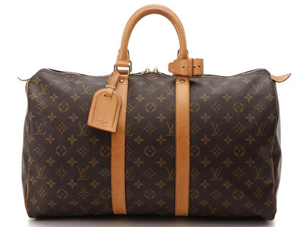 Louis Vuitton Keepall Handbag Boston Bag Monogram Travel
